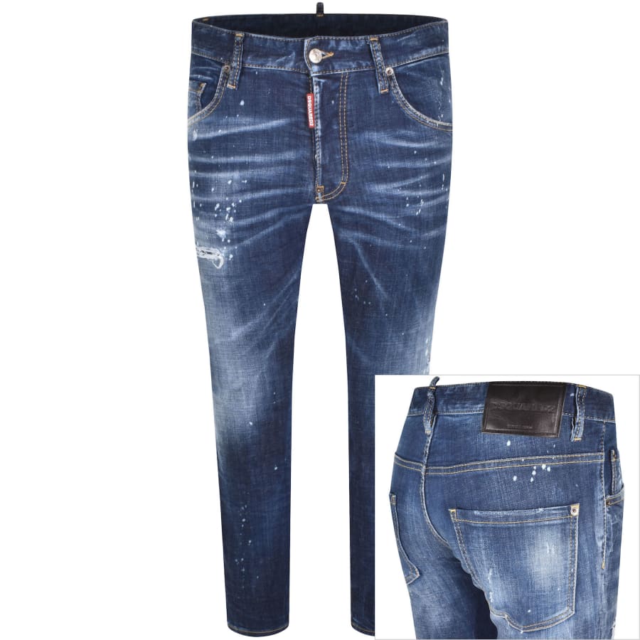 超熱 DSQUARED2 Skater Menswear Mainline | Blue Jeans Fit Slim パーカー